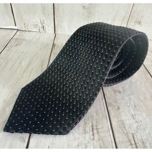 Donald J. Trump Signature Collection Black Gold Dot Silk Necktie